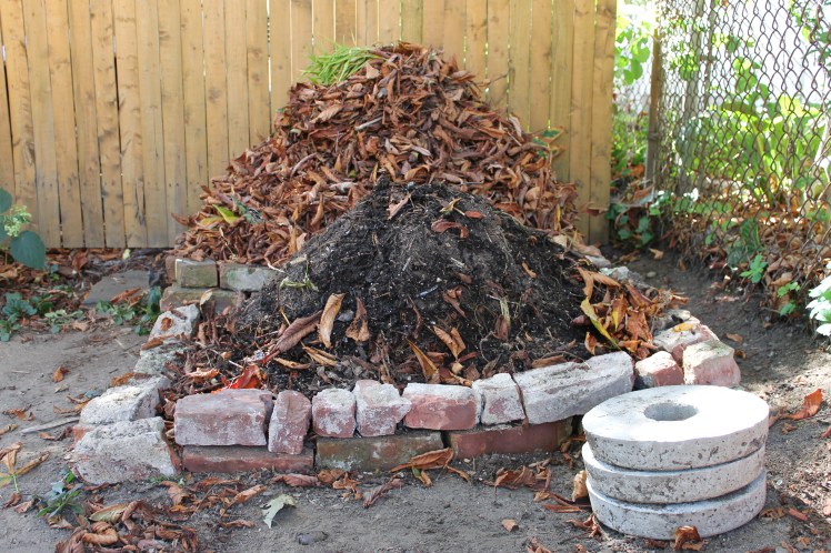 Compost heaps 1 and 2