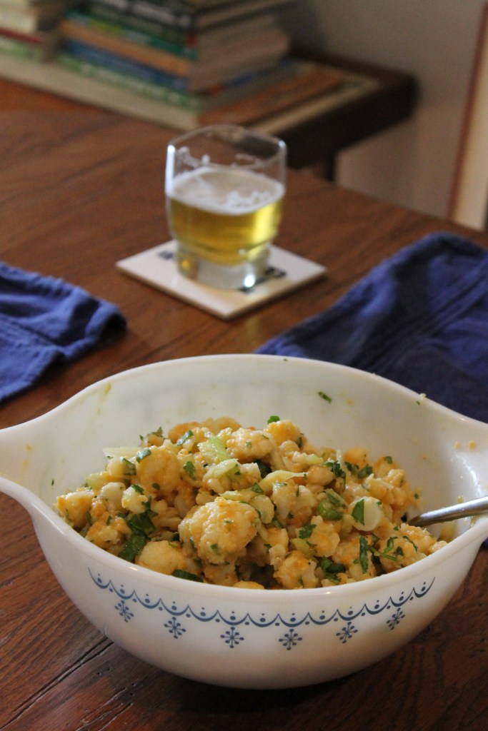 lentil and cauliflower salad